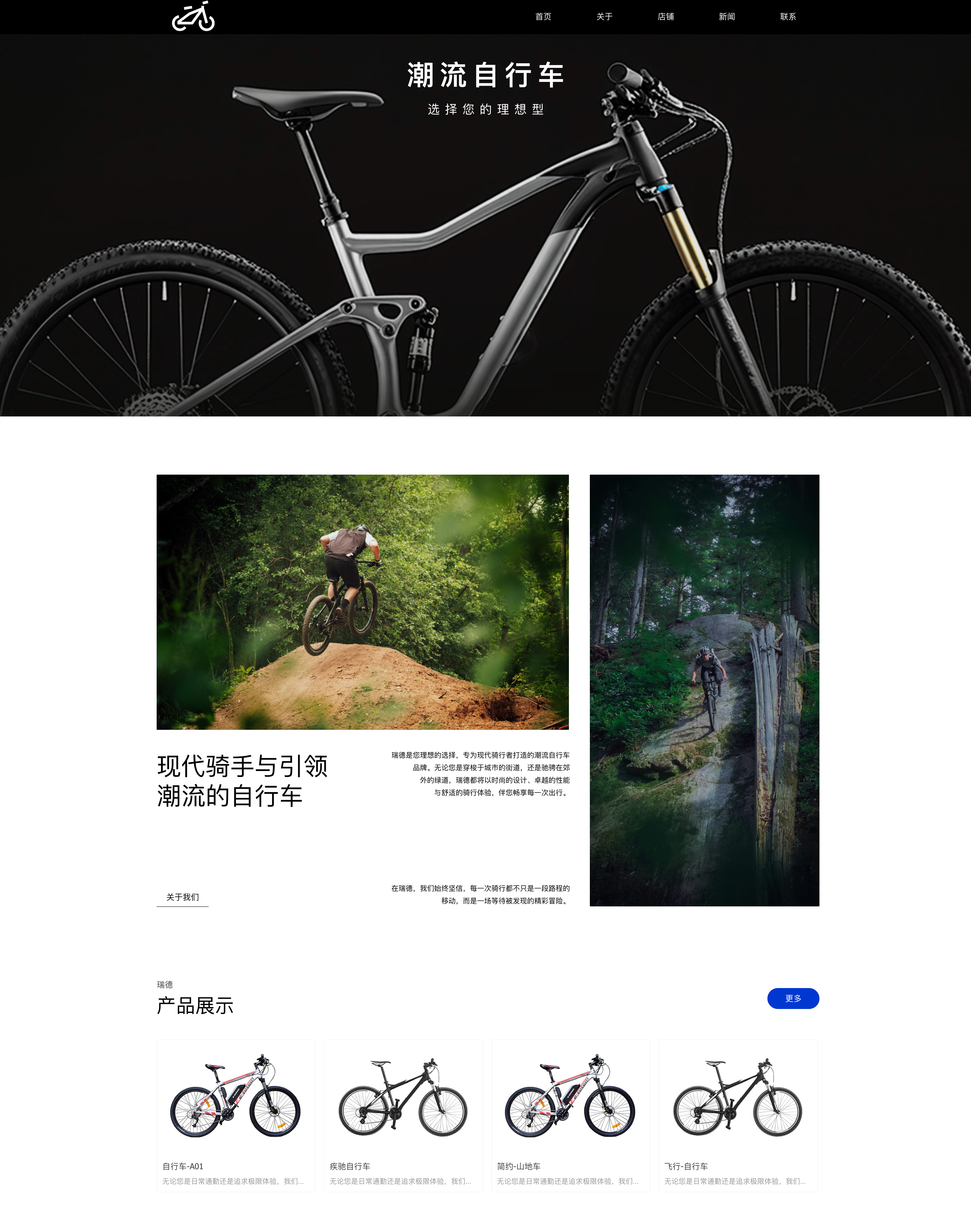 Preview of Travel Service Website Template